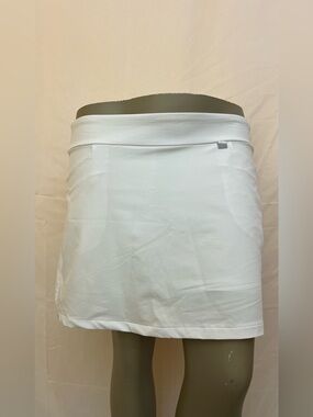 Greg Norman Collection White Athletic Skirt